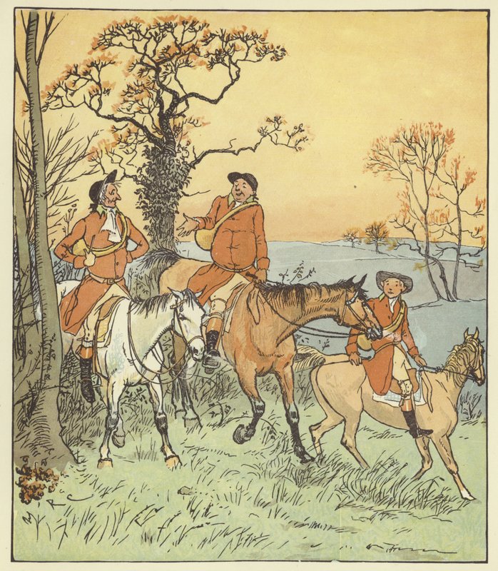 De tre joviale jægere af Randolph Caldecott