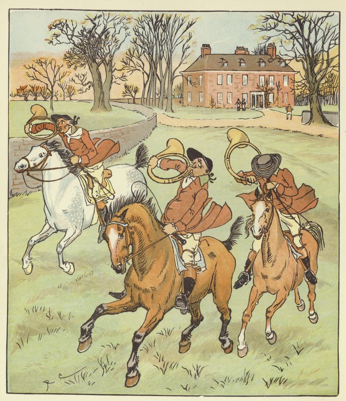 De tre joviale jægere af Randolph Caldecott