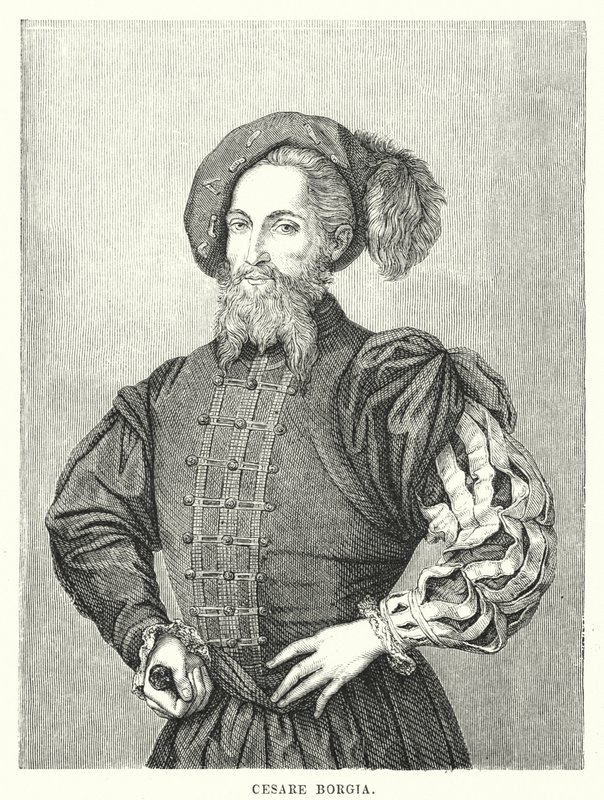 Cesare Borgia af Raffaello Sanzio Raphael