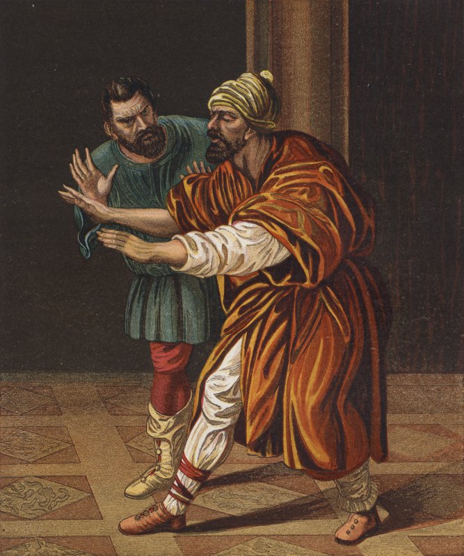 Elymas slog blind af after Raphael