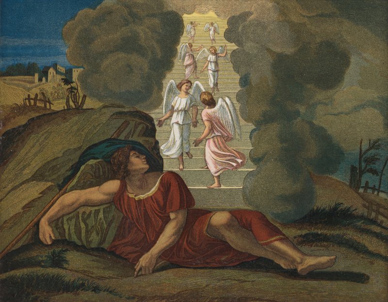 Jacobs drøm af after Raphael