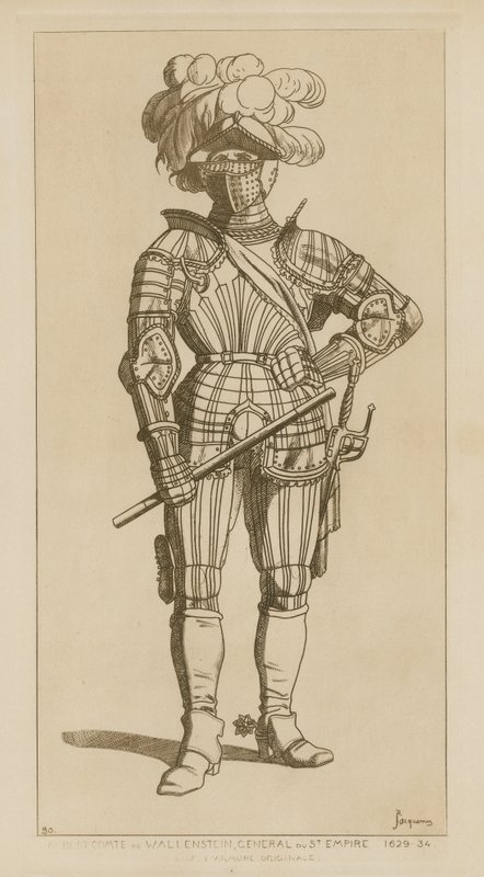 Albert, greve af Wallenstein og general for det hellige imperium, 1629-34 af Raphael Jacquemin