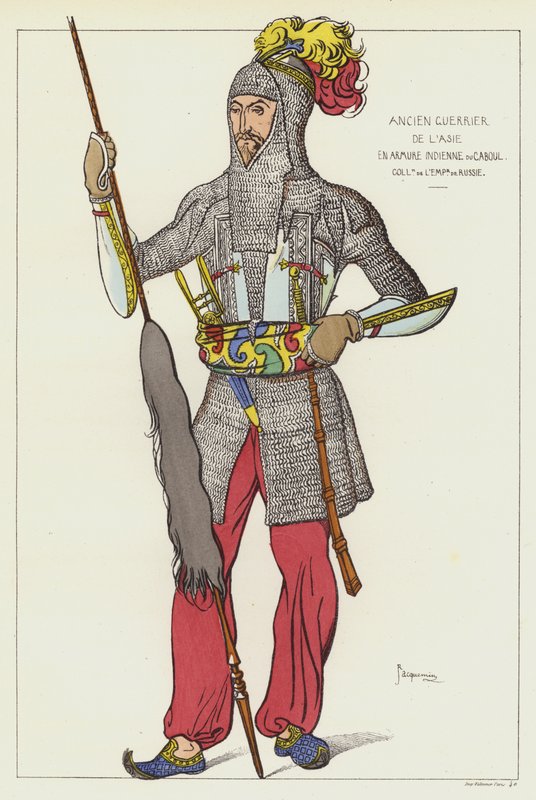 Gamle Asien kriger af Raphael Jacquemin