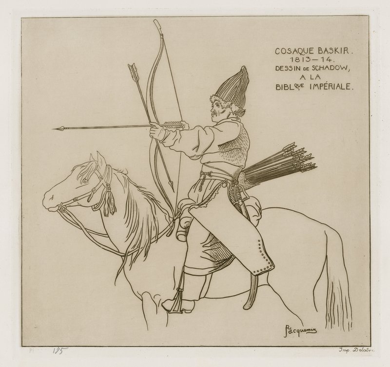 Bashkir Kosak, 1813-1814 af Raphael Jacquemin
