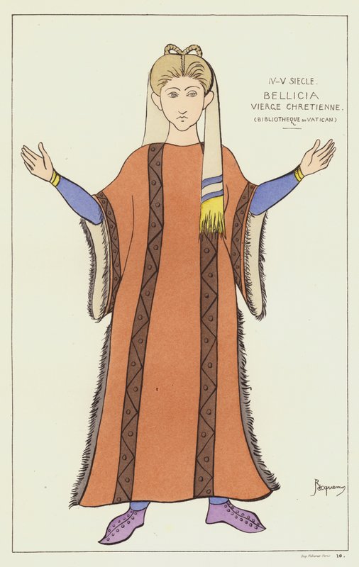 Bellicia, kristen jomfru af Raphael Jacquemin