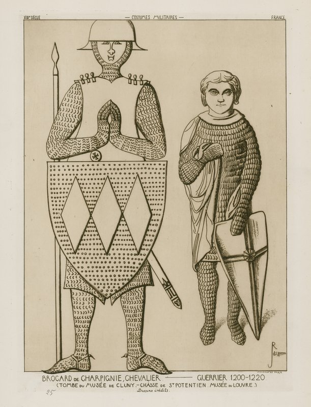 Brocard af Charpignie, ridder - soldat, 1200-1220 af Raphael Jacquemin