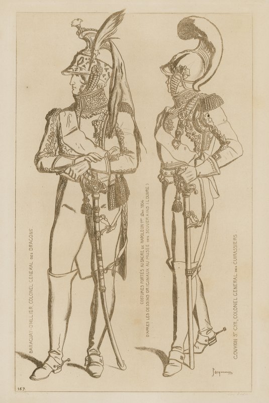Kostumer ved porten til kroningen af Napoleon I af Raphael Jacquemin