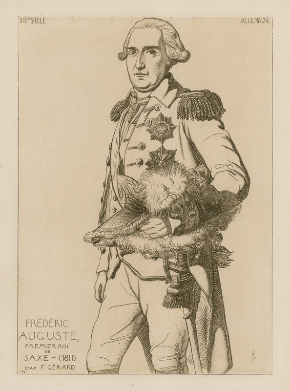 Frederick Augustus, den første konge af Sachsen (1811) af Raphael Jacquemin