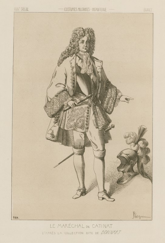 Nicolas Catinat, marskal af Frankrig (16371712) af Raphael Jacquemin