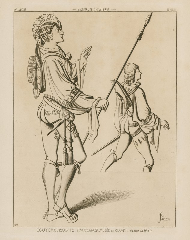 Squires, 1500-1515 af Raphael Jacquemin
