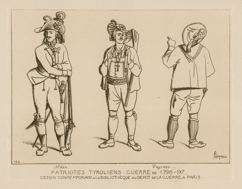 Tyrolske patrioter, krigen 1796-1797 af Raphael Jacquemin