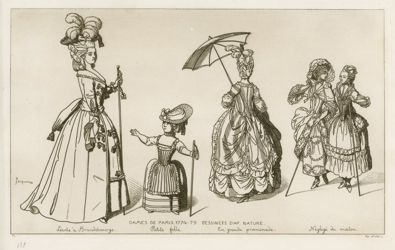 Kvinder i Paris, 1774-79 af Raphael Jacquemin