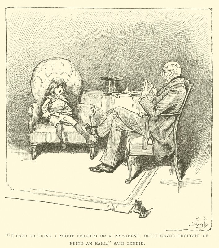 Illustration til Lille Lord Fauntleroy af Reginald Bathurst Birch
