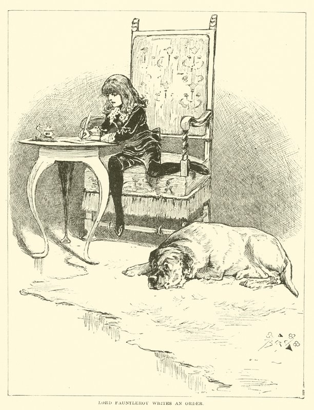 Illustration til Lille Lord Fauntleroy af Reginald Bathurst Birch