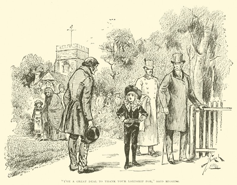 Illustration til Lille Lord Fauntleroy af Reginald Bathurst Birch