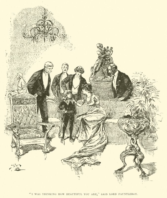 Illustration til Lille Lord Fauntleroy af Reginald Bathurst Birch