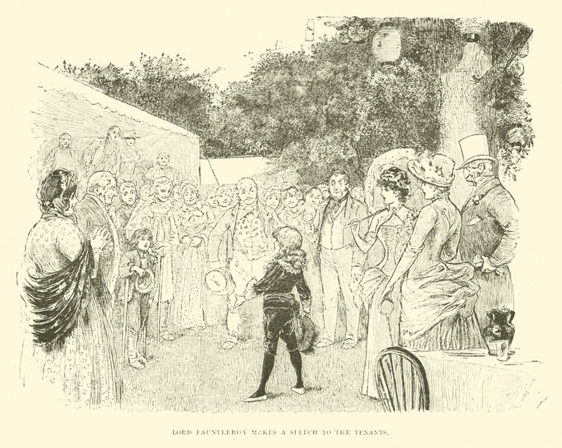 Illustration til Lille Lord Fauntleroy af Reginald Bathurst Birch