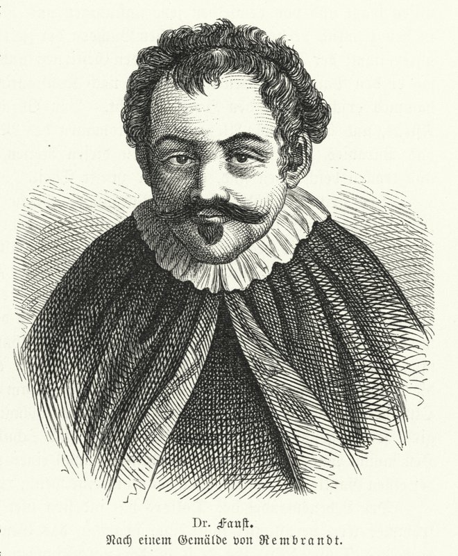 Dr Faust af Rembrandt van Rijn
