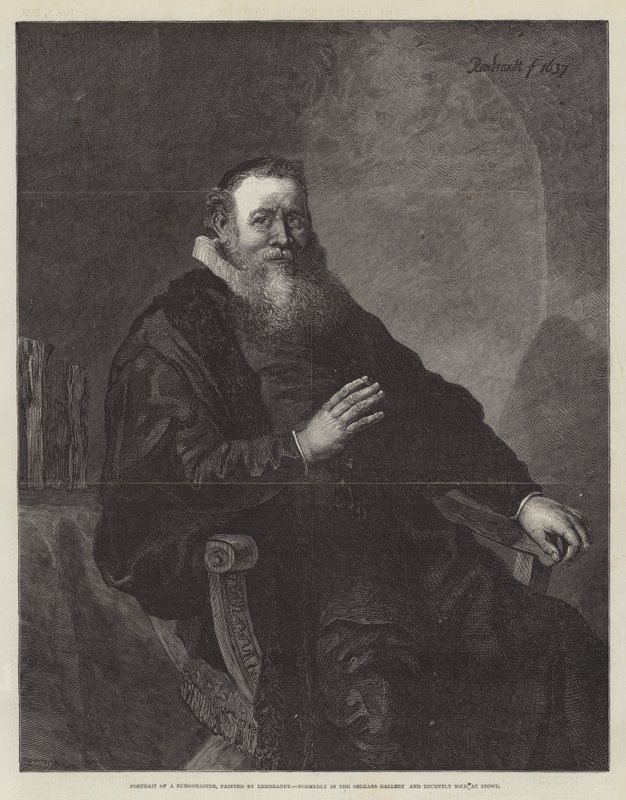 Portræt af en Borgmester af Rembrandt van Rijn