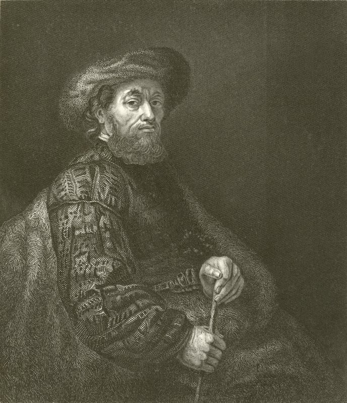 Portræt af en jøde af Rembrandt van Rijn