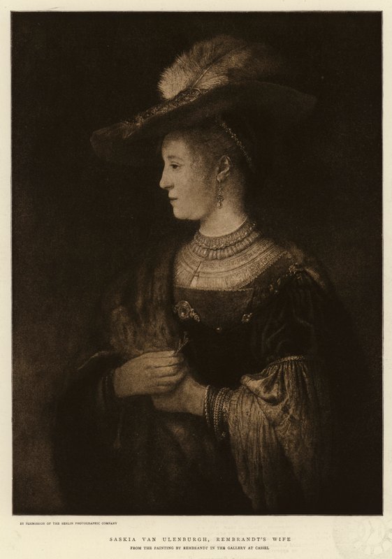 Saskia van Ulenburgh, Rembrandts kone af Rembrandt van Rijn
