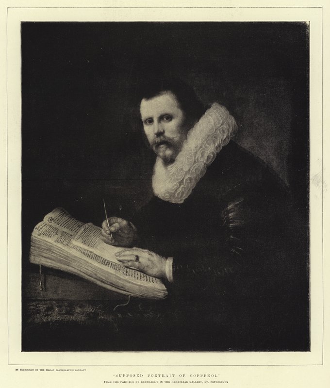 Formodet Portræt af Coppenol af Rembrandt van Rijn