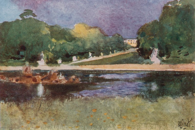 Apollons bassin, Versailles af Rene Binet