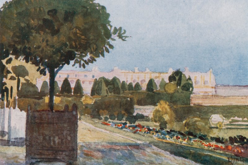 Parterre af Latona, Versailles af Rene Binet