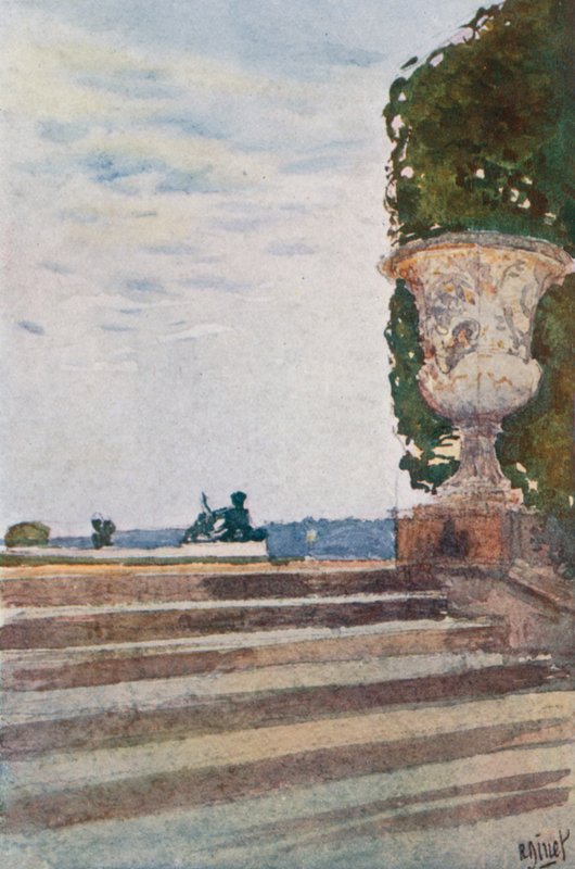 Latonas trappe, Versailles af Rene Binet