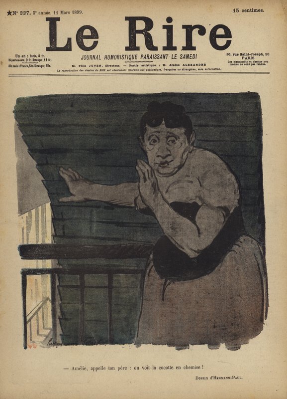 Illustration til Le Rire af Rene George Hermann Paul