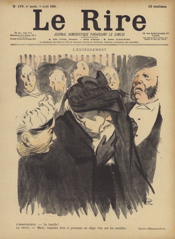 Illustration til Le Rire af Rene George Hermann Paul