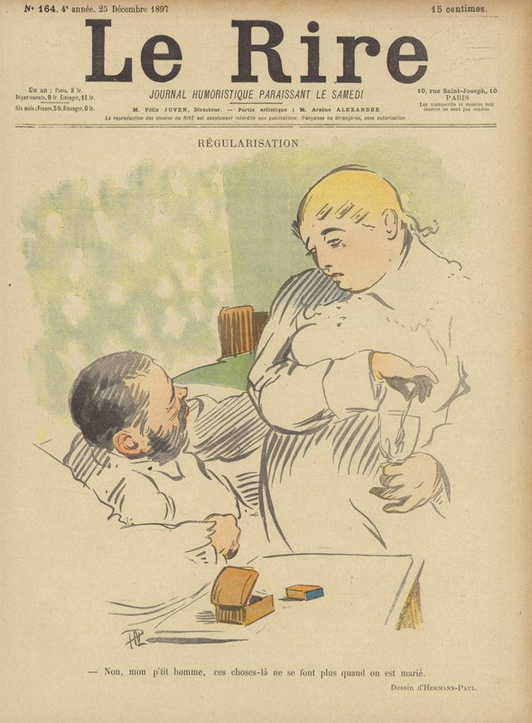 Illustration til Le Rire af Rene George Hermann Paul