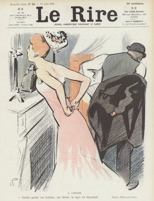Illustration til Le Rire af Rene George Hermann Paul