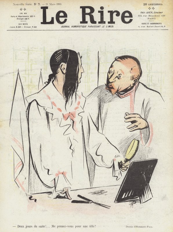 Illustration til Le Rire af Rene George Hermann Paul