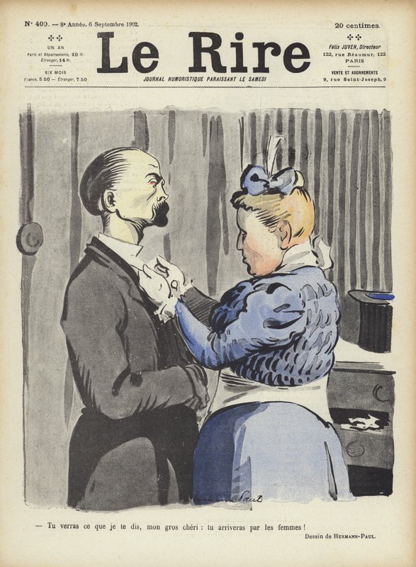 Illustration til Le Rire af Rene George Hermann Paul