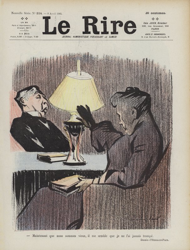 Illustration til Le Rire af Rene George Hermann Paul