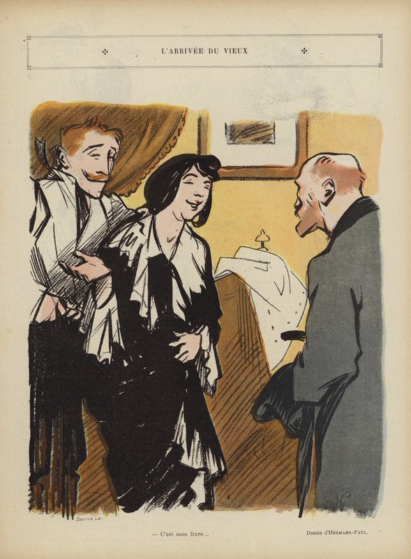 Illustration til Le Rire af Rene George Hermann Paul