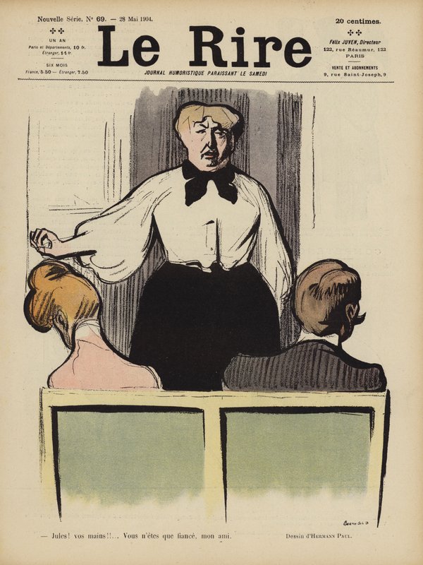 Illustration til Le Rire af Rene George Hermann Paul