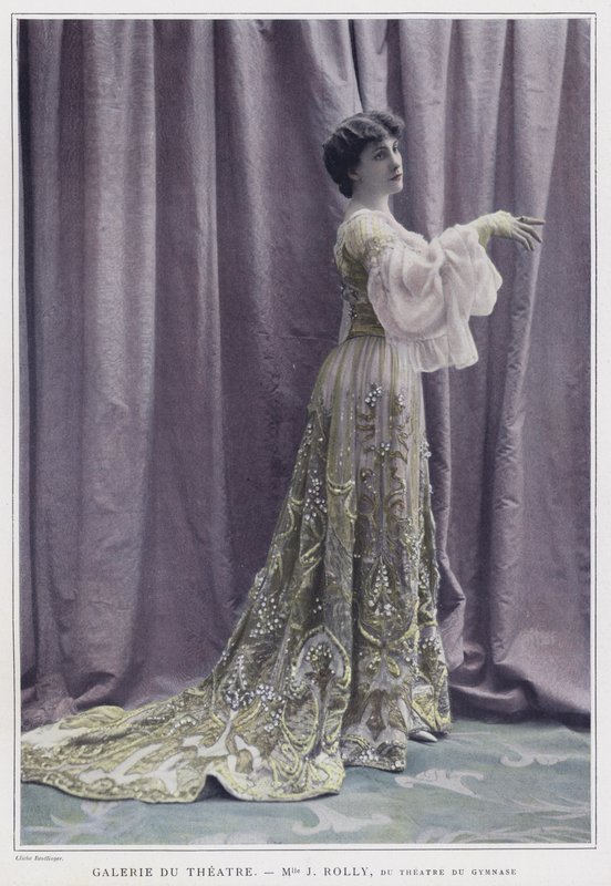 Jane Rolly, fransk skuespillerinde (farvet foto) af Reutlinger Studio