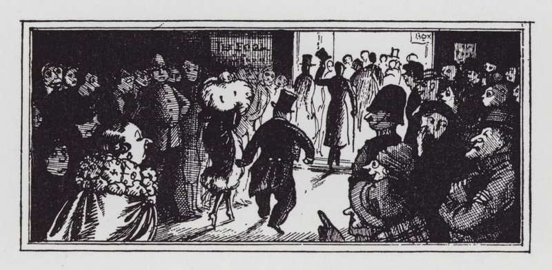 Første nætter (litho) af Rex (after) Whistler