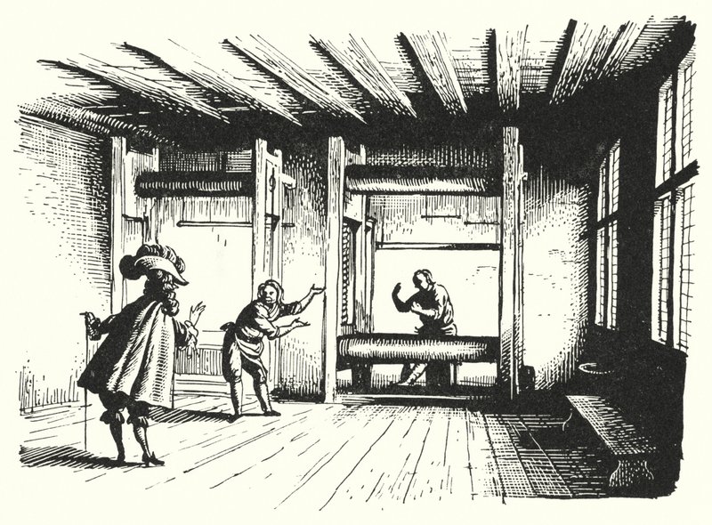 HC Andersen: Kejserens nye klæder (litho) af Rex (after) Whistler