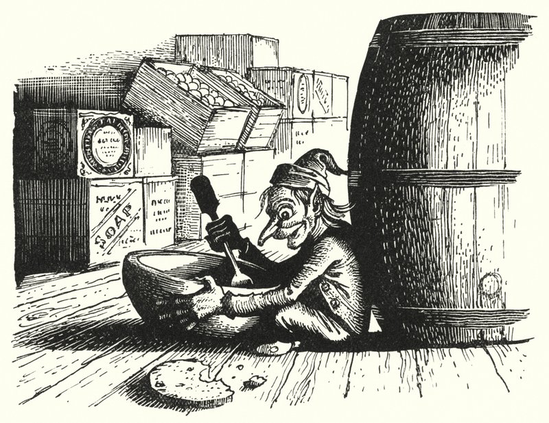 HC Andersen: The Goblin And The Huckster (litho) af Rex (after) Whistler