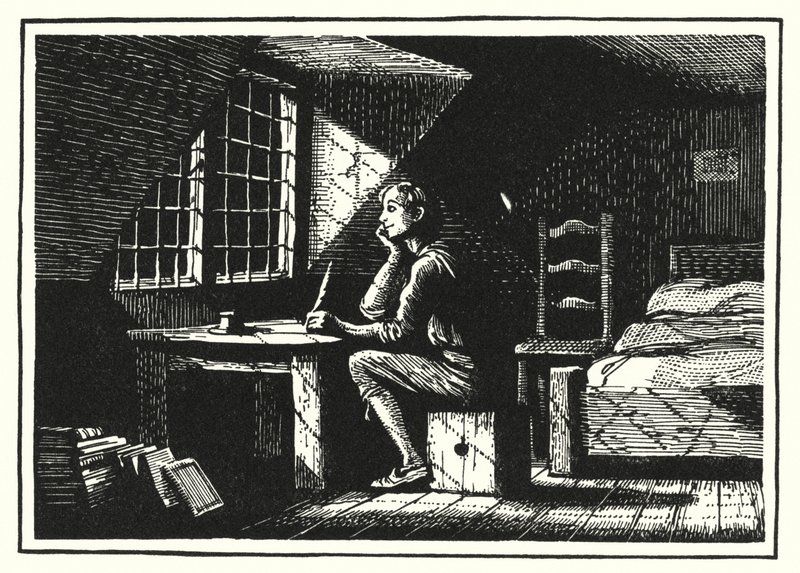 HC Andersen: The Goblin And The Huckster (litho) af Rex (after) Whistler