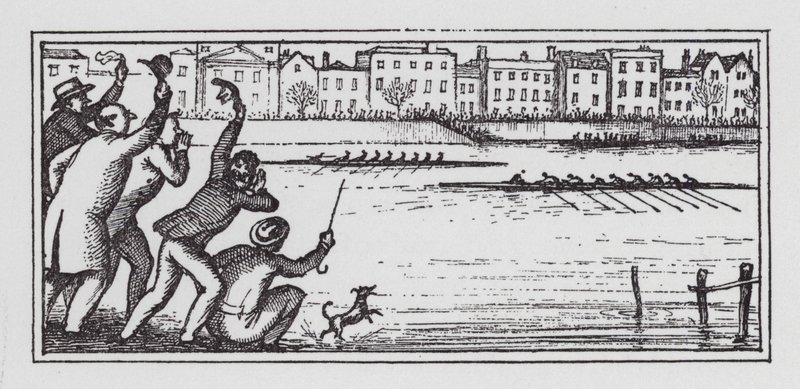 The Boat Race (litho) af Rex (after) Whistler