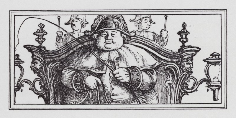 Overborgmesterens show (litho) af Rex (after) Whistler
