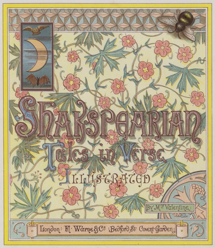 Titelsideillustration til Shakspearian Tales in Verse af Richard Andre