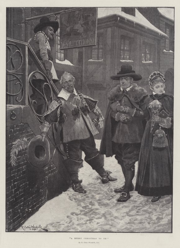 Glædelig jul til dig! af Richard Caton Woodville junior