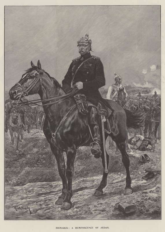 Bismarck, en reminiscens af Sedan af Richard Caton Woodville junior