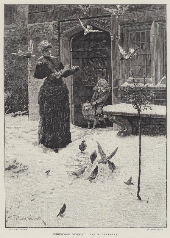 Julemorgen, tidlig morgenmad af Richard Caton Woodville junior