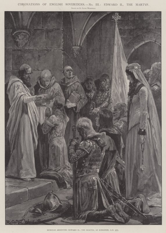 Kroninger af engelske suveræner, Edward II, Martyren af Richard Caton Woodville junior